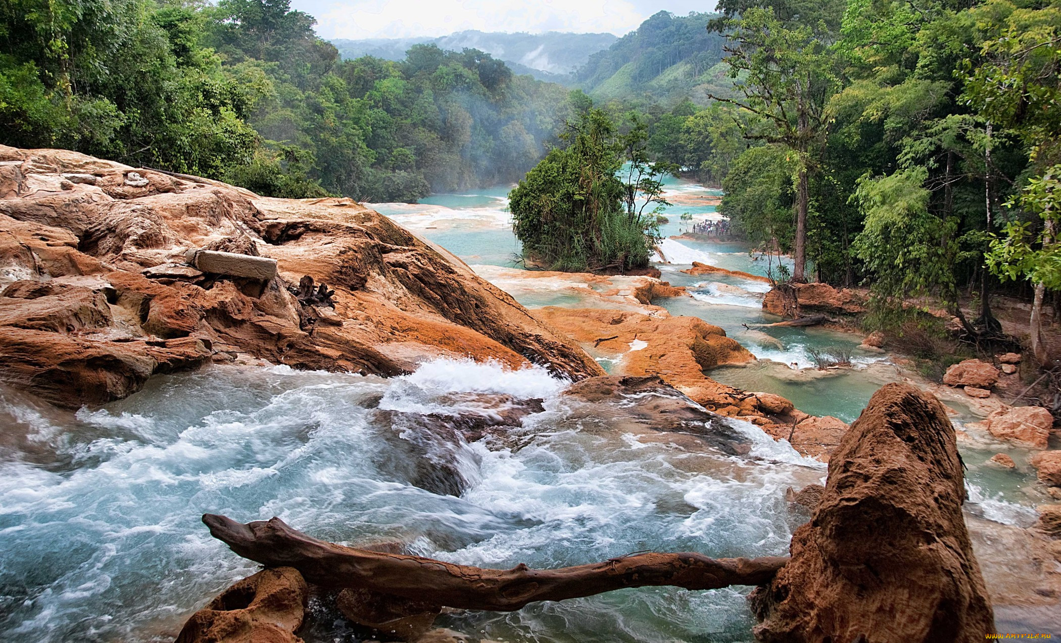 cascadas, de, agua, azul, chiapas, , , , , , , , , , 
